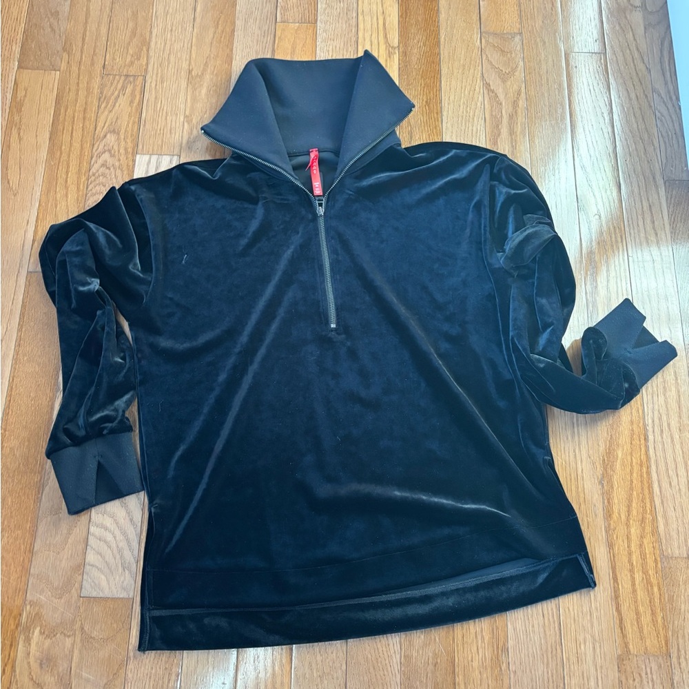 Spanx velvet sweatshirt